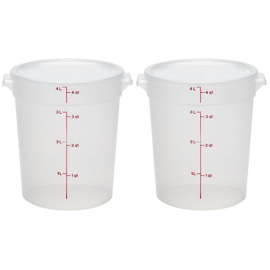 Amazon.com: Cambro Food Storage Containers with Lids (BPA